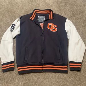 OSU Beavers Zip Up Bomber Jacket